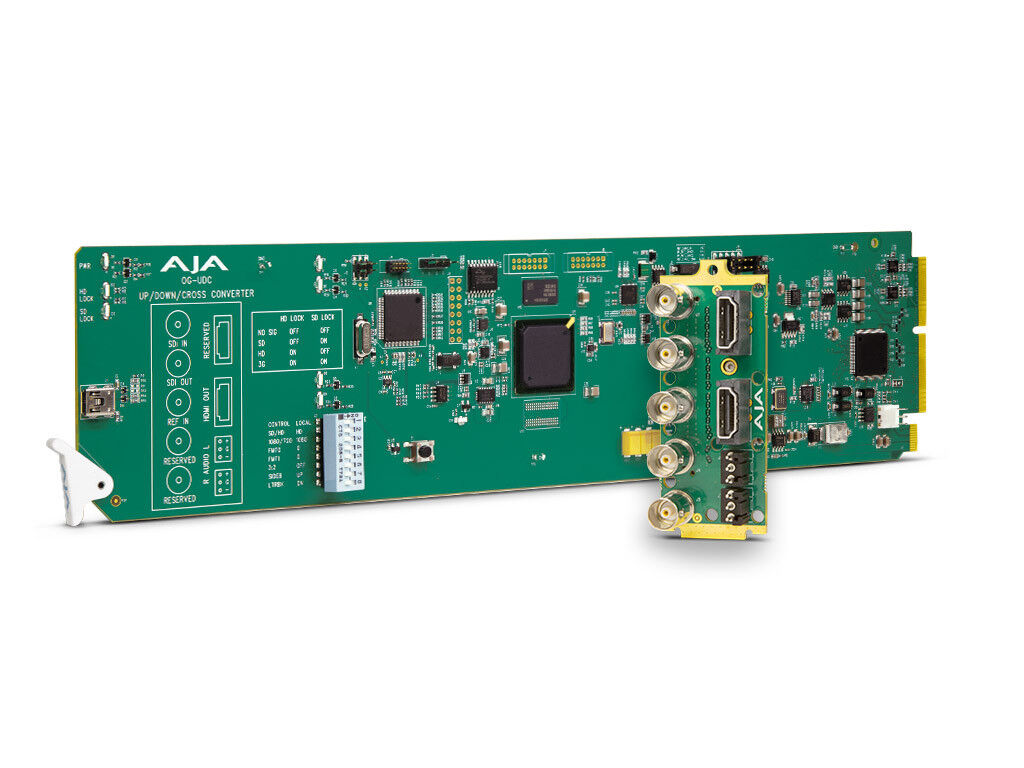 AJA OG-4K2HD openGear 4K/UltraHD-SDI to 3G-SDI Down-Converter, End of sale  2.12.