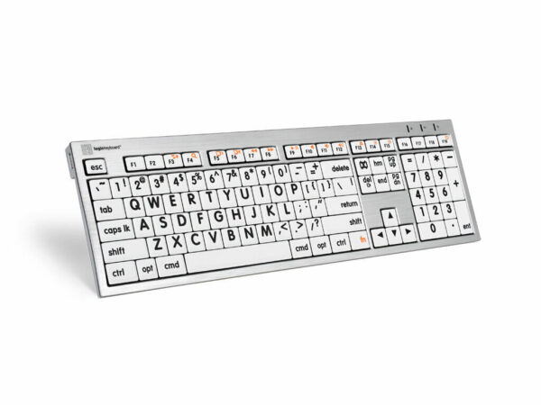 LogicKeyboard XLPrint Black on White ALBA DE (Mac)